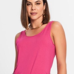 Regata Feminina Básica Rosa