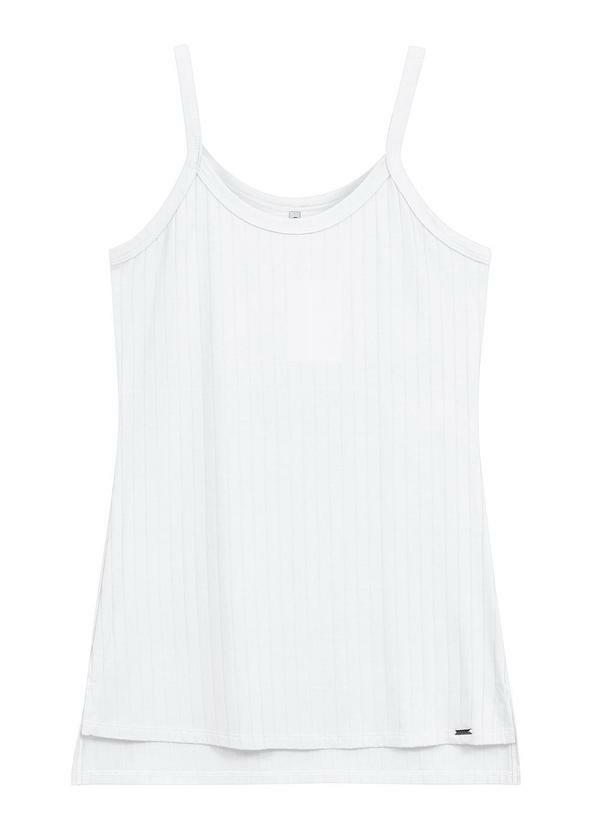 Regata Feminina Canelada Branco