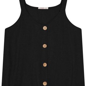 Regata Feminina Plus Size Preto