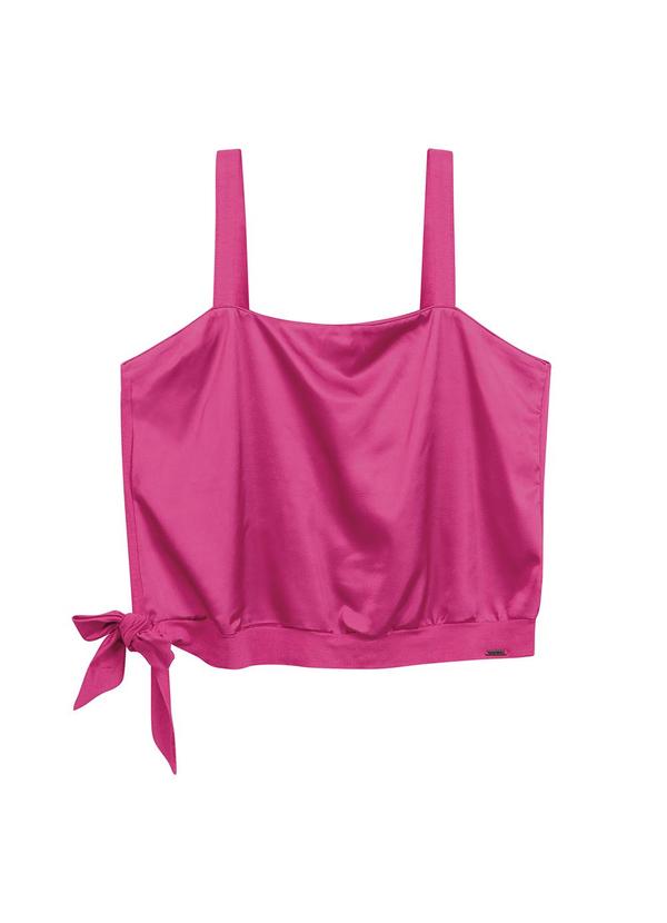 Regata Feminina com Amarracão Rosa