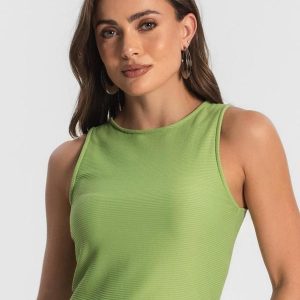 Regata Feminina em Poly Gorgurinho Verde