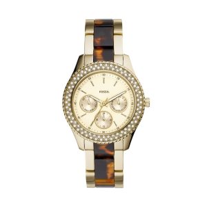 Relígio Fossil Feminino em Aço e Acetato Tartaruga