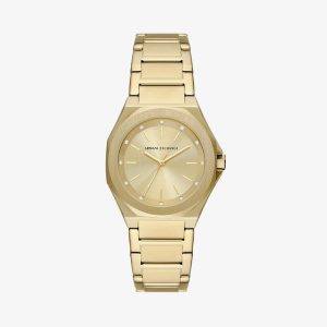 Relógio Armani Exchange Feminino em Aço Dourado AX4608B1