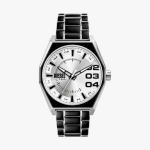 Relógio Diesel Masculino Sraper Esmaltado em Preto DZ2195B1