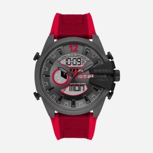 Relógio Diesel Masculino em Silicone Vermelho