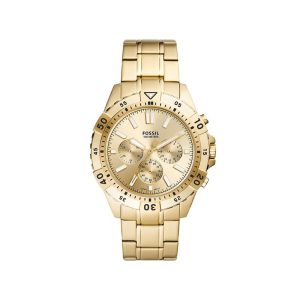 Relógio Fossil Masculino em Aço Dourado
