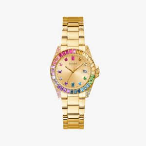 Relógio Guess Feminino em Aço Dourado GW0475L3