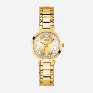 Relógio Guess Feminino em Aço Dourado com Cristais