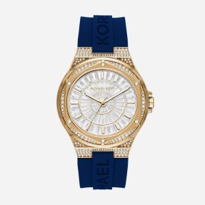 Relógio Michael Kors Feminino com Pulseira de Silicone Azul