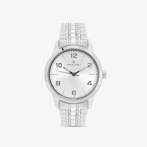 Relógio Monte Carlo Classic Feminino em Aço Prateado