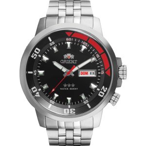 Relógio Orient Masculino Automático 3 estrelas 469SS058NHP1SX