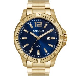 Relógio Seculus Masculino Long Life 44208GPSVDA3