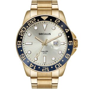 Relógio Seculus Masculino Long Life 44210GPSVDA4