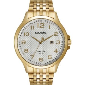 Relógio Seculus Masculino Long Life 44215GPSVDA3