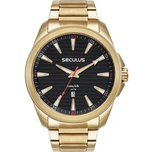 Relógio Seculus Masculino Long Life 77239GPSVDA2