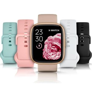 Relógio Smartwatch X-Watch Troca Pulseira XSWUQPI011A