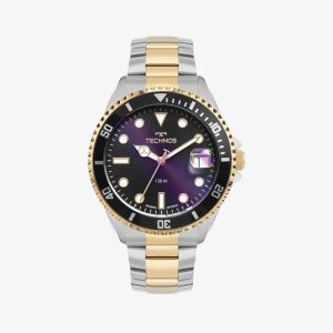 Relógio Technos Masculino em Aço Bicolor