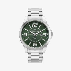 Relógio Technos Masculino em Aço Prateado 2115KZZS/1V