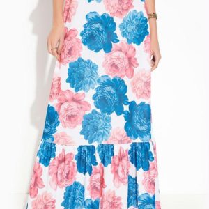 Saia Floral Longa Lenia
