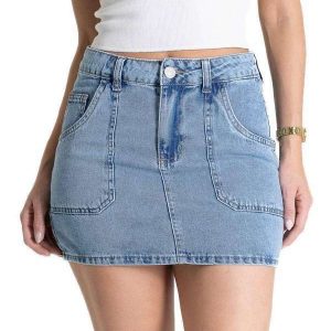 Saia Jeans Sawary - 281204 Azul