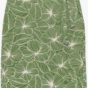 Saia Midi Feminina Plus Size Verde