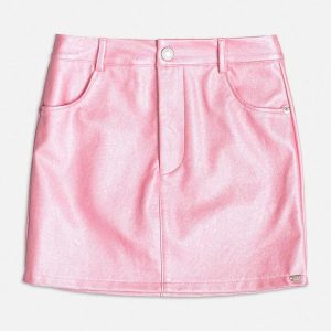 Saia Rosa Metalizada Rosa