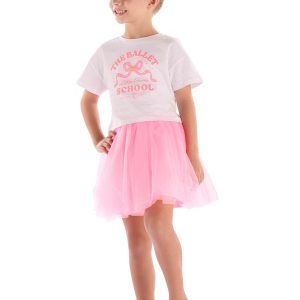 Saia e Rede de Cabelo em Tule Quimby Rosa