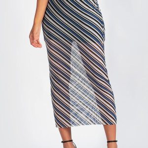 Saia em Tule Estampado