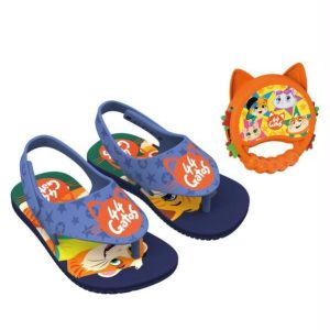Sandalia 44 Gatos Musical Azul com Brinde