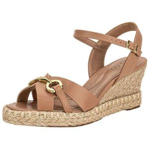 Sandália Feminina Anabela Beira Rio 8486119 - Salmão