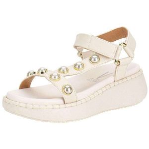 Sandália Feminina Anabela Vizzano 6519103 Branco/Off