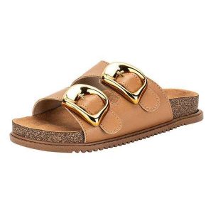 Sandália Feminina Conforto Beira Rio 8523116 - Camel