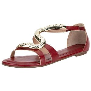 Sandália Feminina Flat Beira Rio 8367873 - Vinho