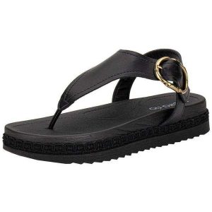 Sandália Feminina Flat Beira Rio 8553101 - Preto