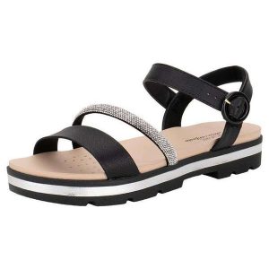 Sandália Feminina Flat Modare 7132144 - Preto