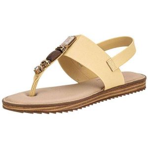 Sandália Feminina Flat Modare - 7141120 Amarelo
