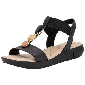 Sandália Feminina Flat Modare 7199103 Preto