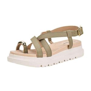 Sandália Feminina Flat Modare 7200107 - Verde
