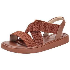 Sandália Feminina Flat Modare 7208105 Chocolate