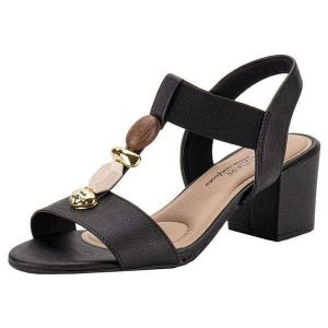 Sandália Feminina Salto Grosso Modare 7109465 - Preto