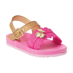 Sandália Infantil Pink com Fechamento em Fivela