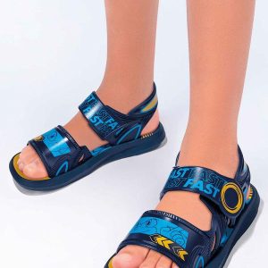 Sandália Infantil Sonic Furious Eyes Azul