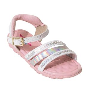 Sandália Molekinha Branco em Sintético