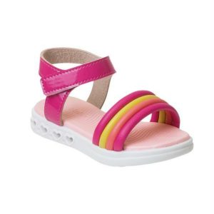 Sandália Molekinha Pink com Luzinha
