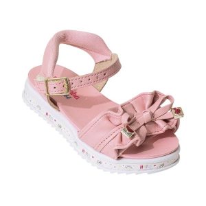 Sandália Molekinha Rosa Erm Sintético