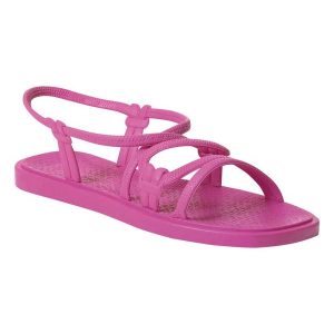 Sandália Rasteira Pink em Full Plastic