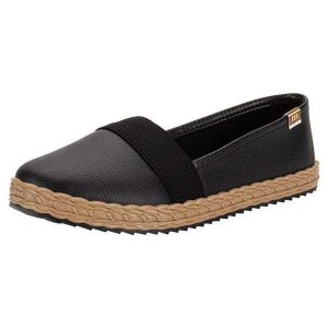 Sapatilha Feminina Flat Moleca 5696300 - Preto
