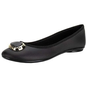 Sapatilha Feminina Flat Moleca 5726147 Preto