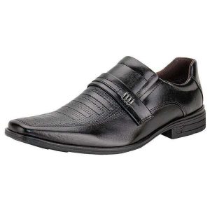 Sapato Masculino Social Bkarellus Tr084 Preto