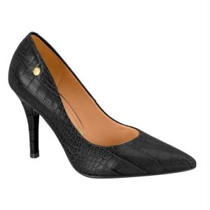 Scarpin Vizzano Preto em Sintético